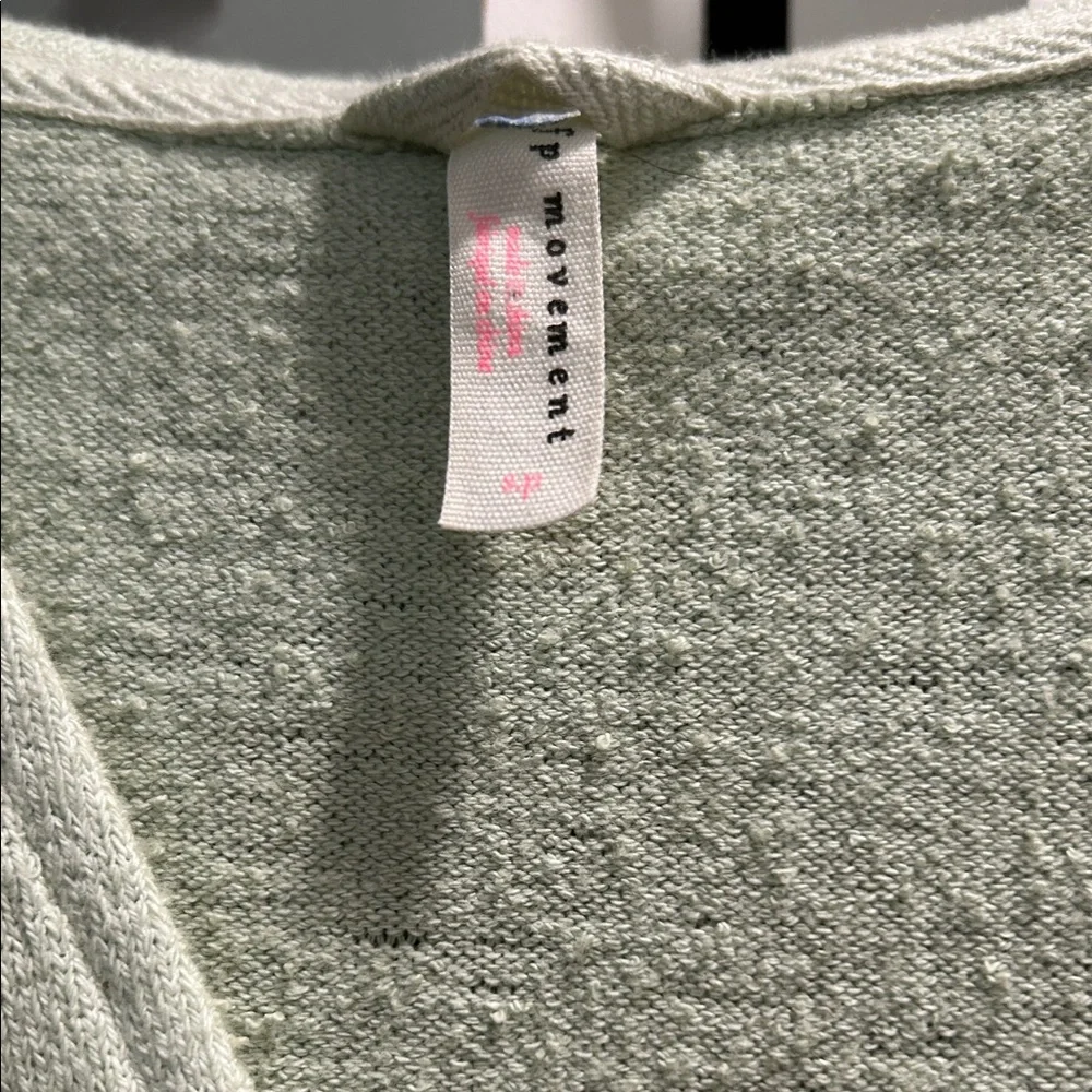 FP Movement by Free People Mint Green Terry Oversized Hoodie Size S - Picture 2 of 9